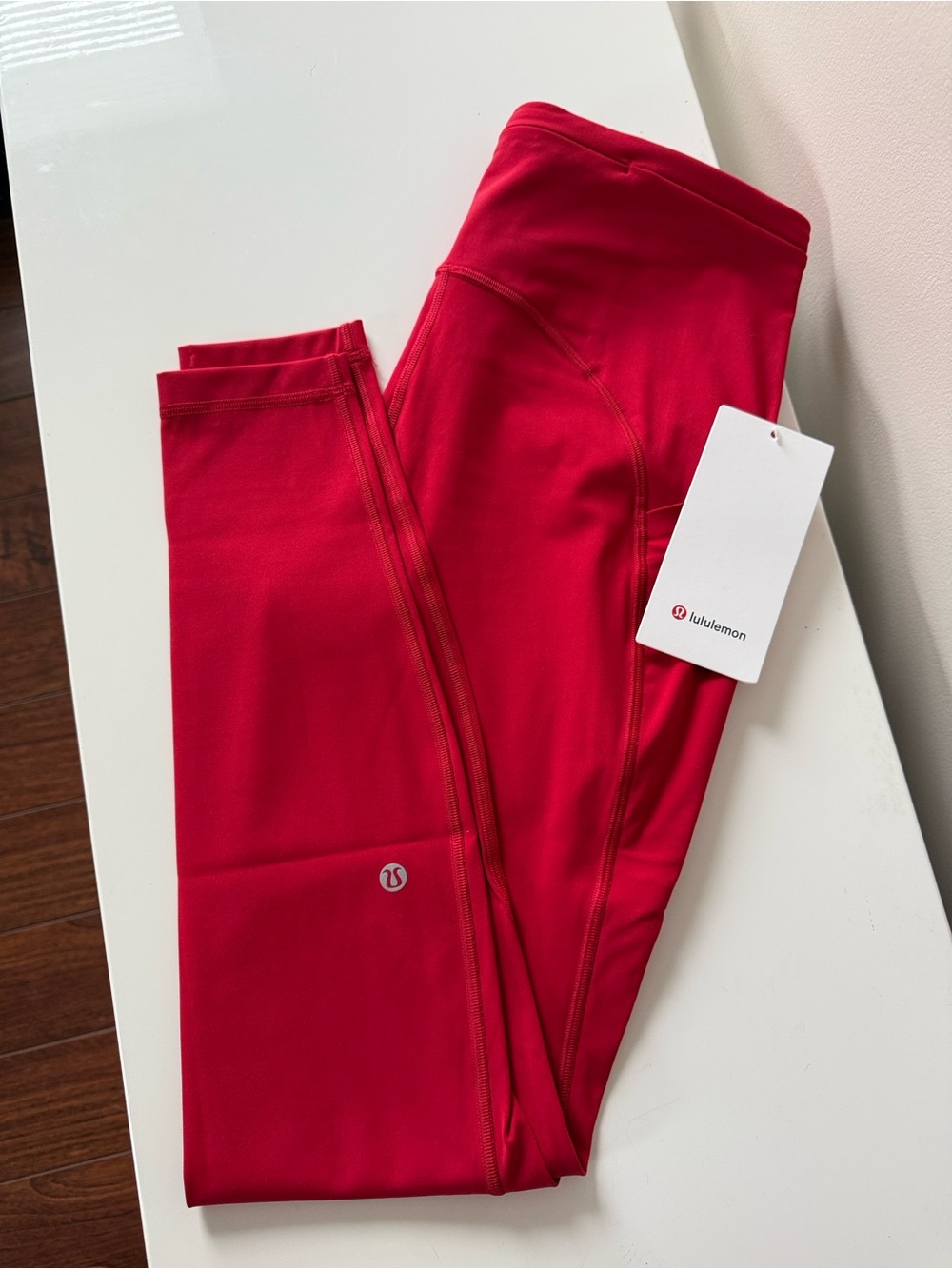Lululemon size 8 swift speed tight 28” dark red NWT